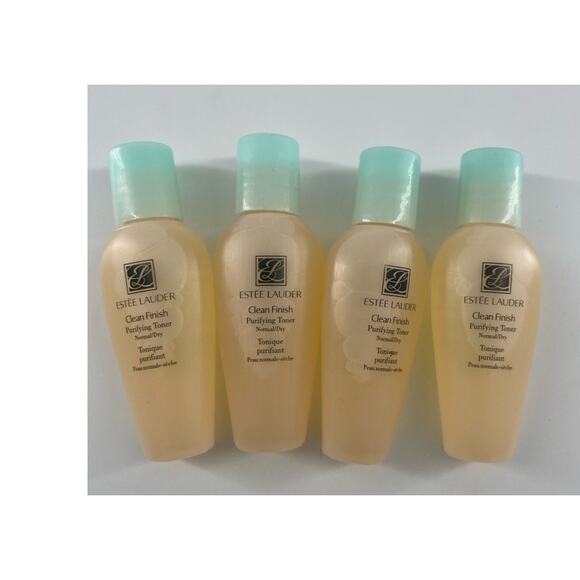 4x Estee Lauder Clean Finish Purifying Toner Normal Dry 1 oz Bottle Skincare New - Picture 1 of 2